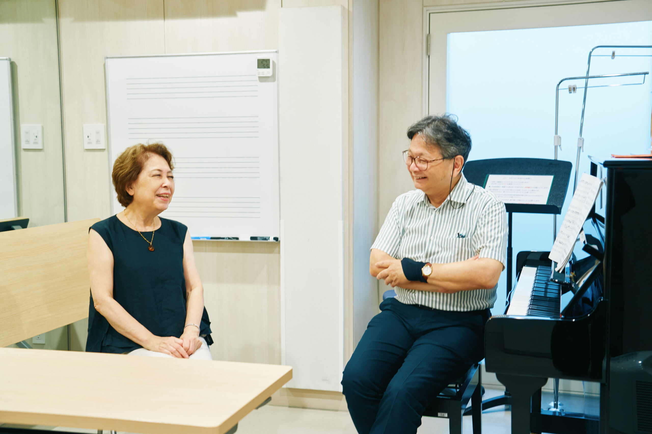 仙台中央音楽センターの代表・庄司美知子さんは、「被災地にピアノをとどける会」の発案者かつ実行委員長。津波でピアノを失った女の子と庄司さんの出会いが、会発足のきっかけとなった。