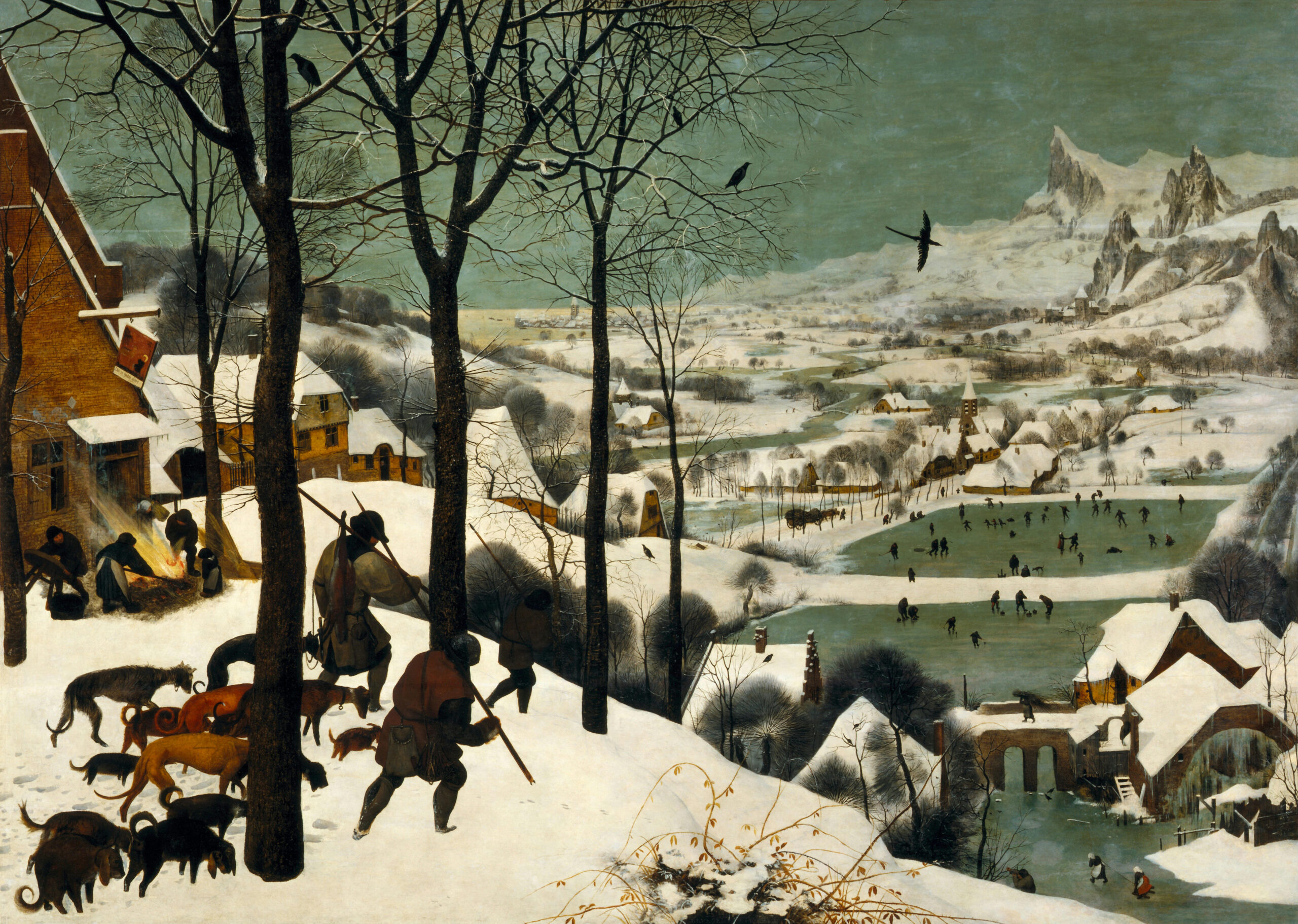 Hunters-in-the-Snow-Winter-
