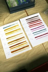 事業レビュー｜2024年度持続可能な顔料とメディウムの開発：Foraged Colors for CMYK in Sendai／オフセット印刷機への実装実験／活版印刷機での印刷サービス開始に向けた試験／他用途の研究開発