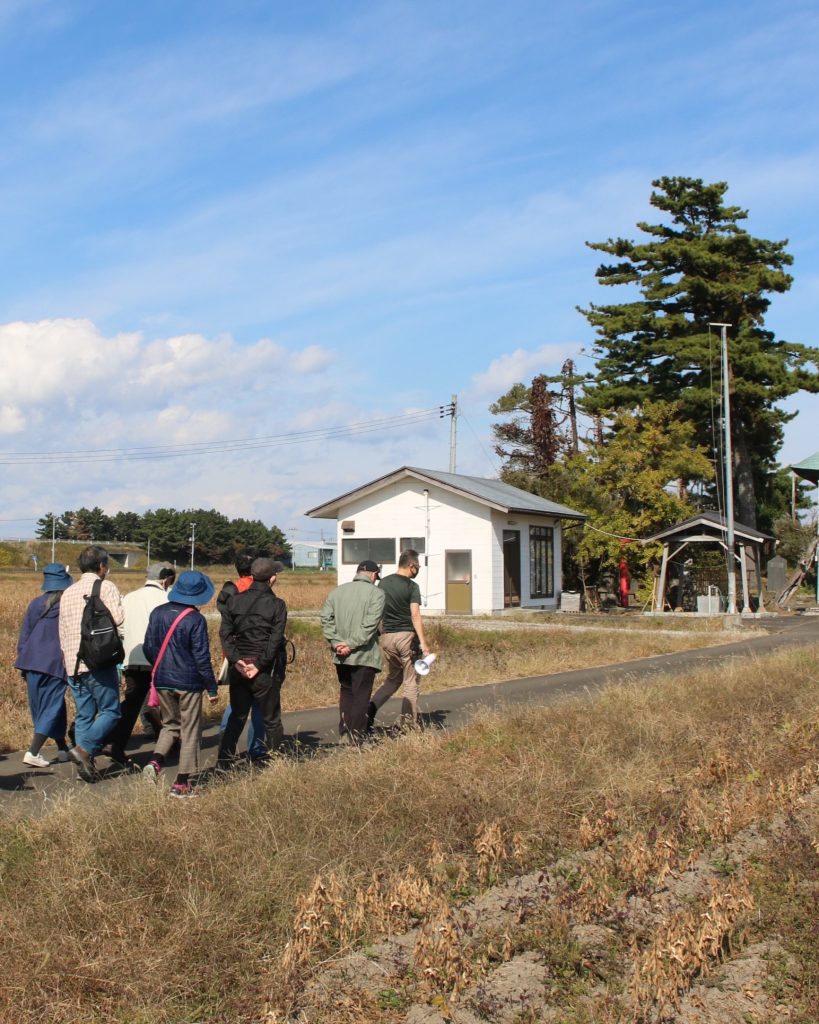 海辺のふるさとウォーキングツアー「イグネに囲まれた二木村の絵図」を読み解く ―二木・三本塚の史跡探訪―